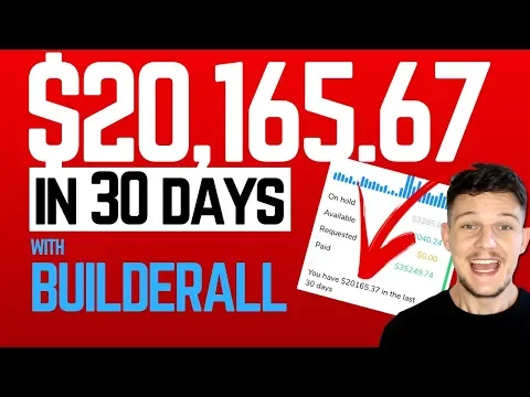 How I made $20K in 30 DAYS with Builderall Business! (Affiliate Marketing)