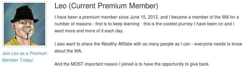 Wealthy Affiliate Testimonial by Leo Emery From Netwise Profits